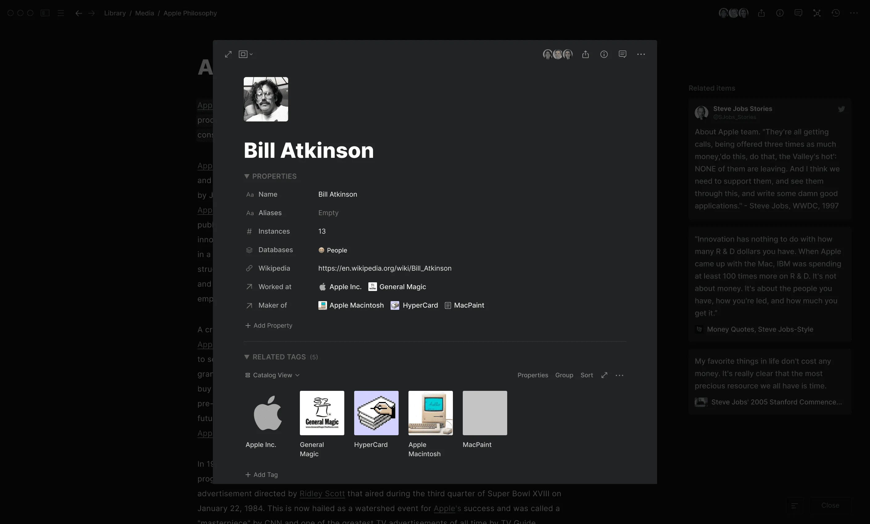 Hyperflow Library screen