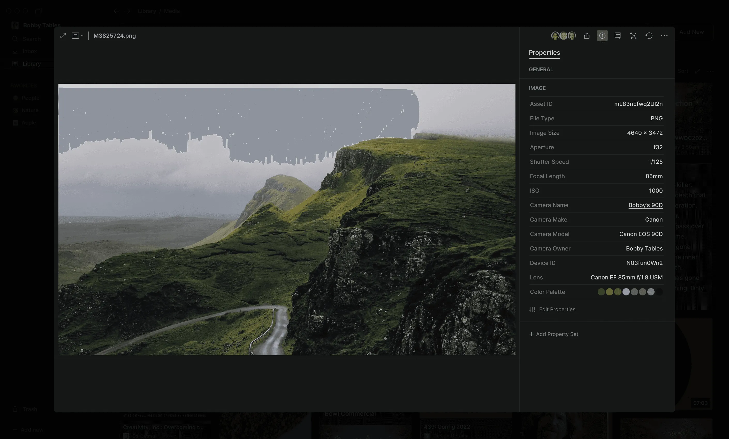 Hyperflow Library screen