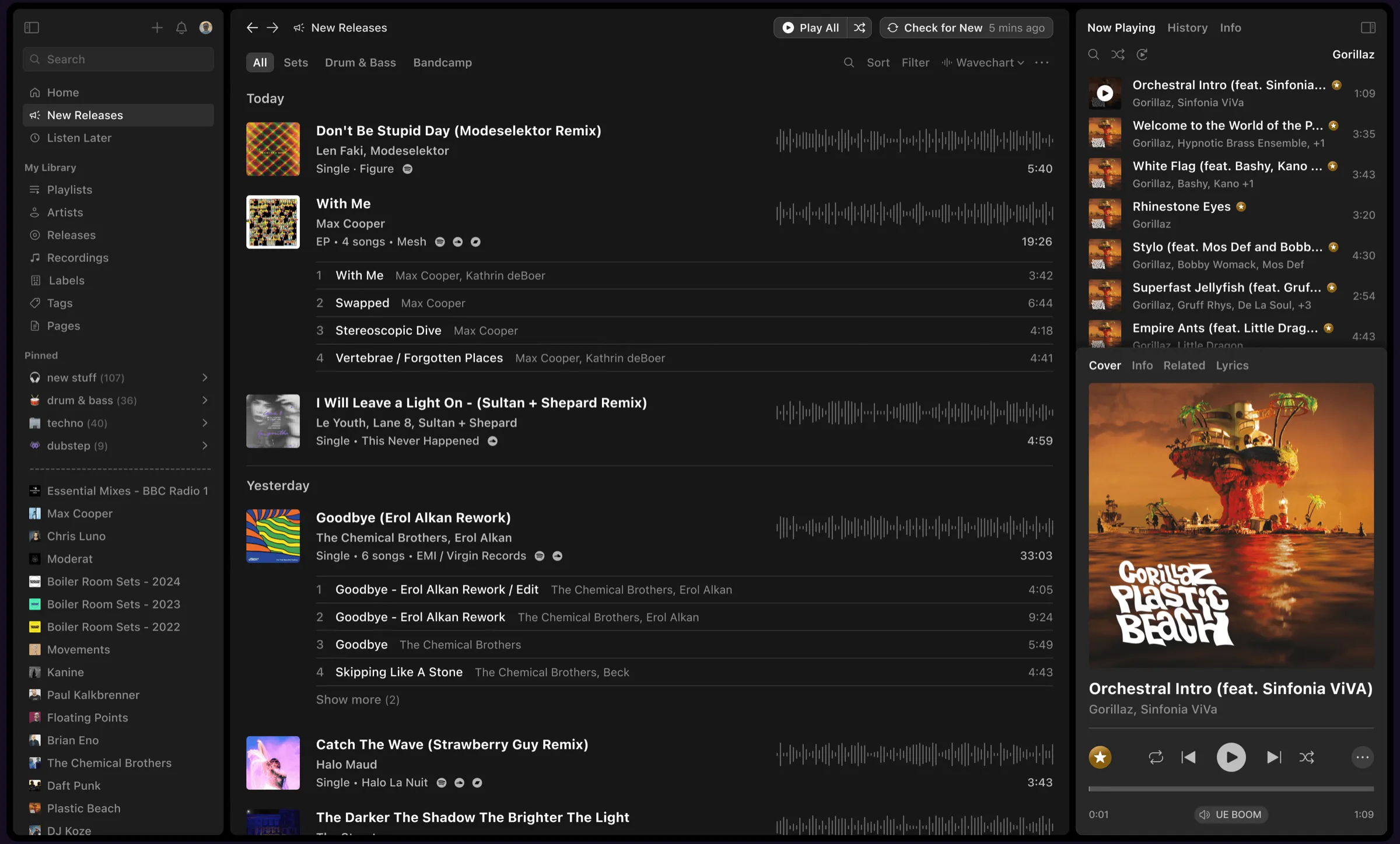 Overtone Desktop screen