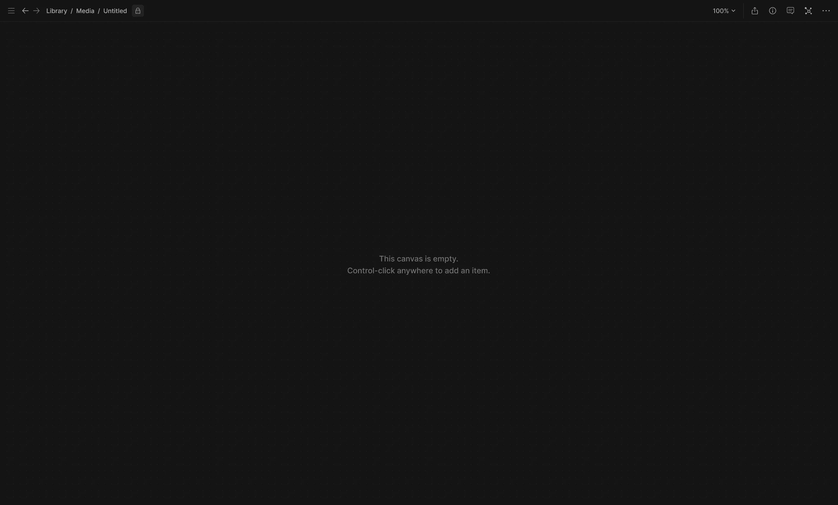 Hyperflow Canvas screen