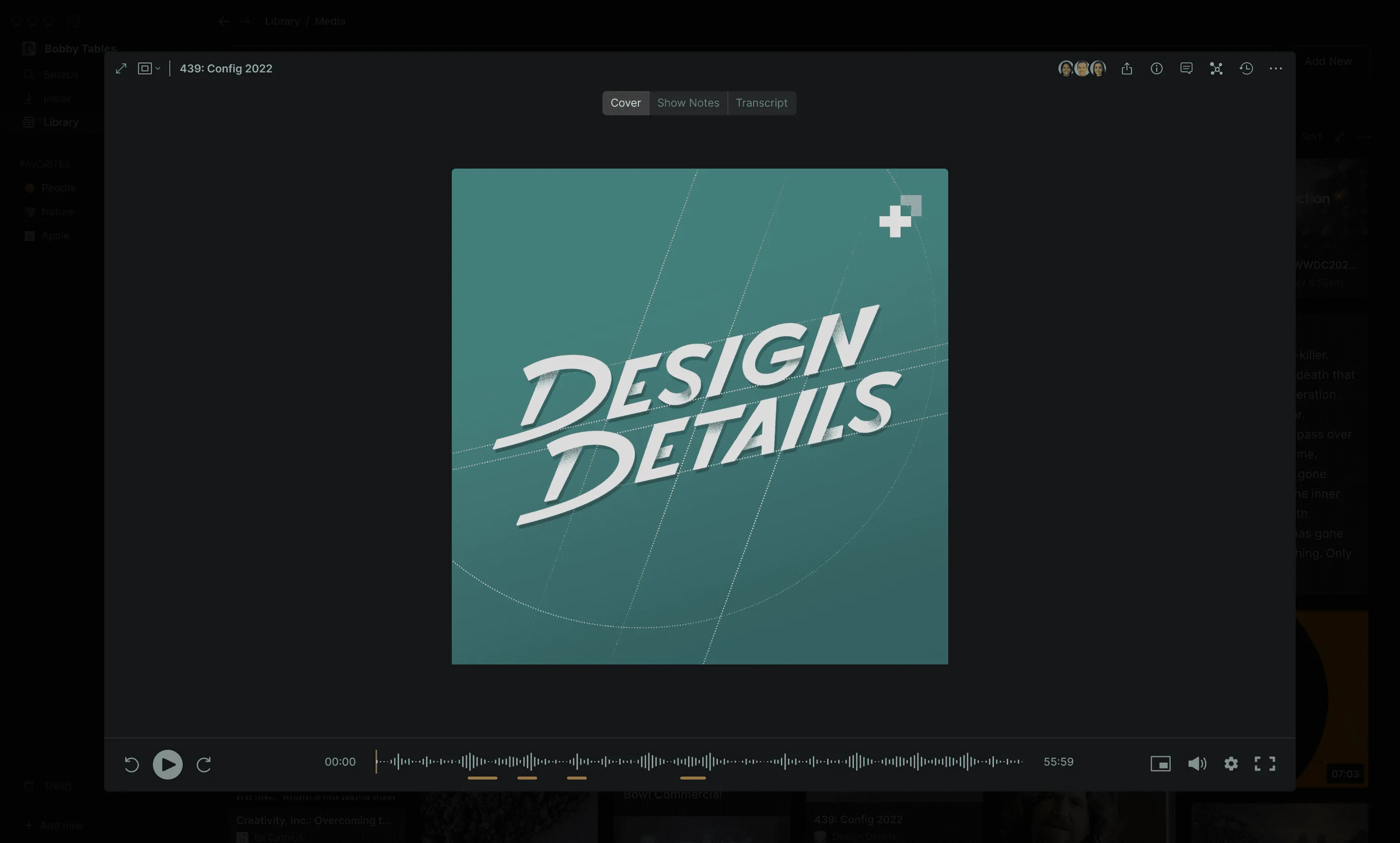 Hyperflow Library screen