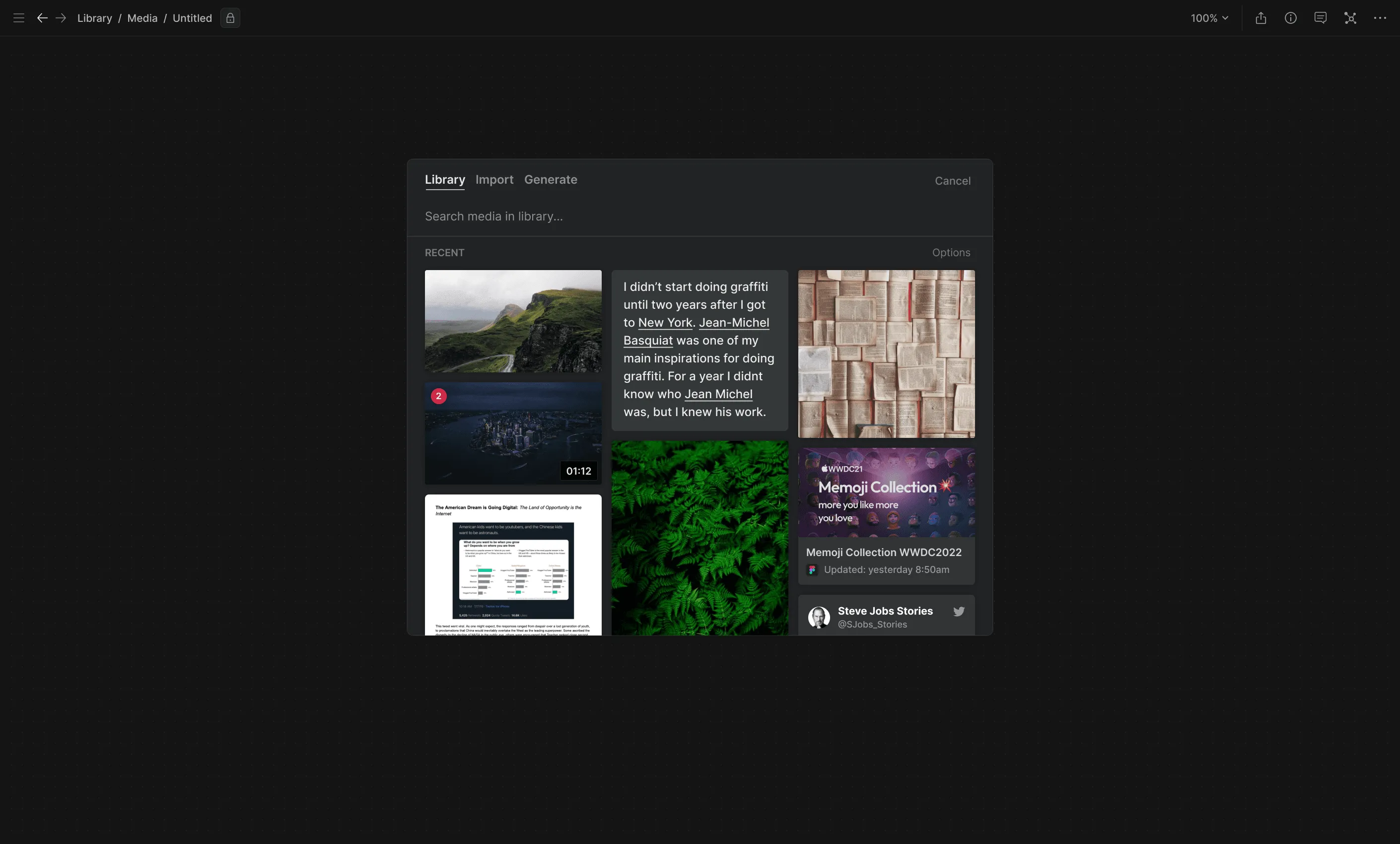 Hyperflow Canvas screen
