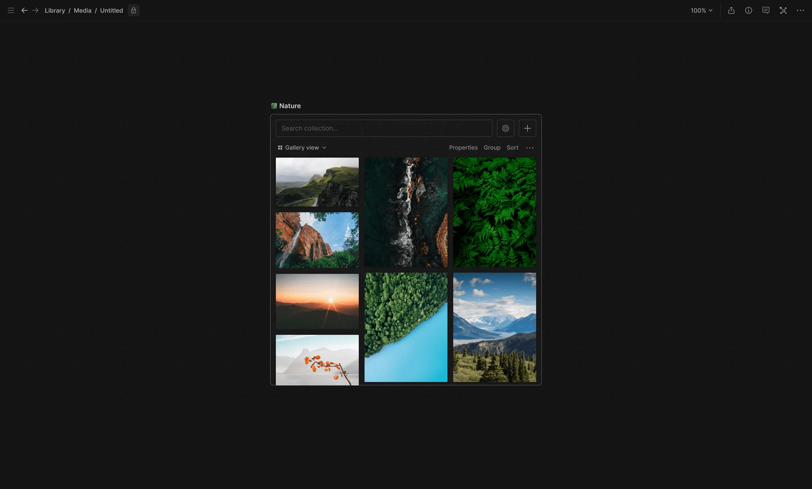 Hyperflow Canvas screen