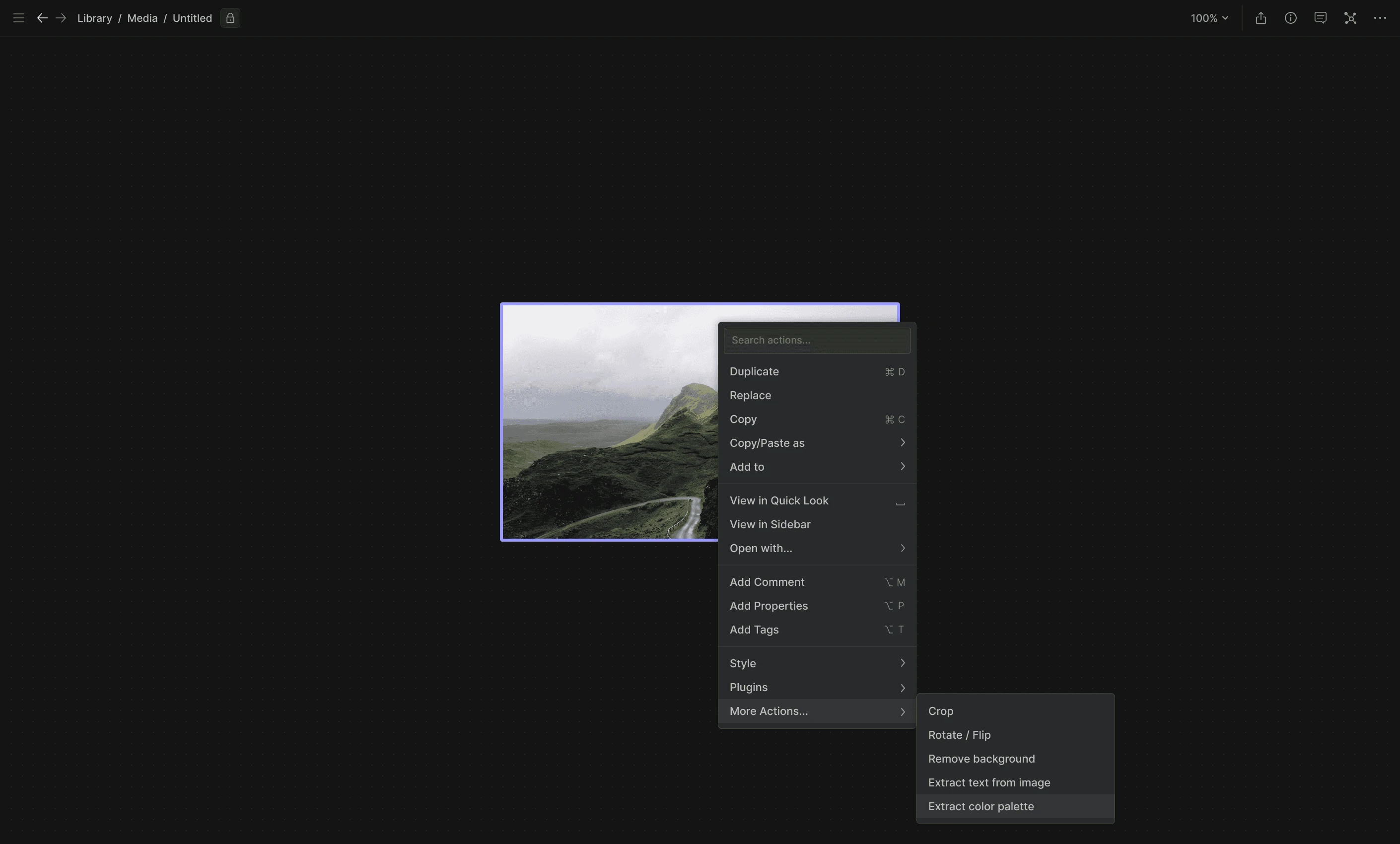 Hyperflow Canvas screen