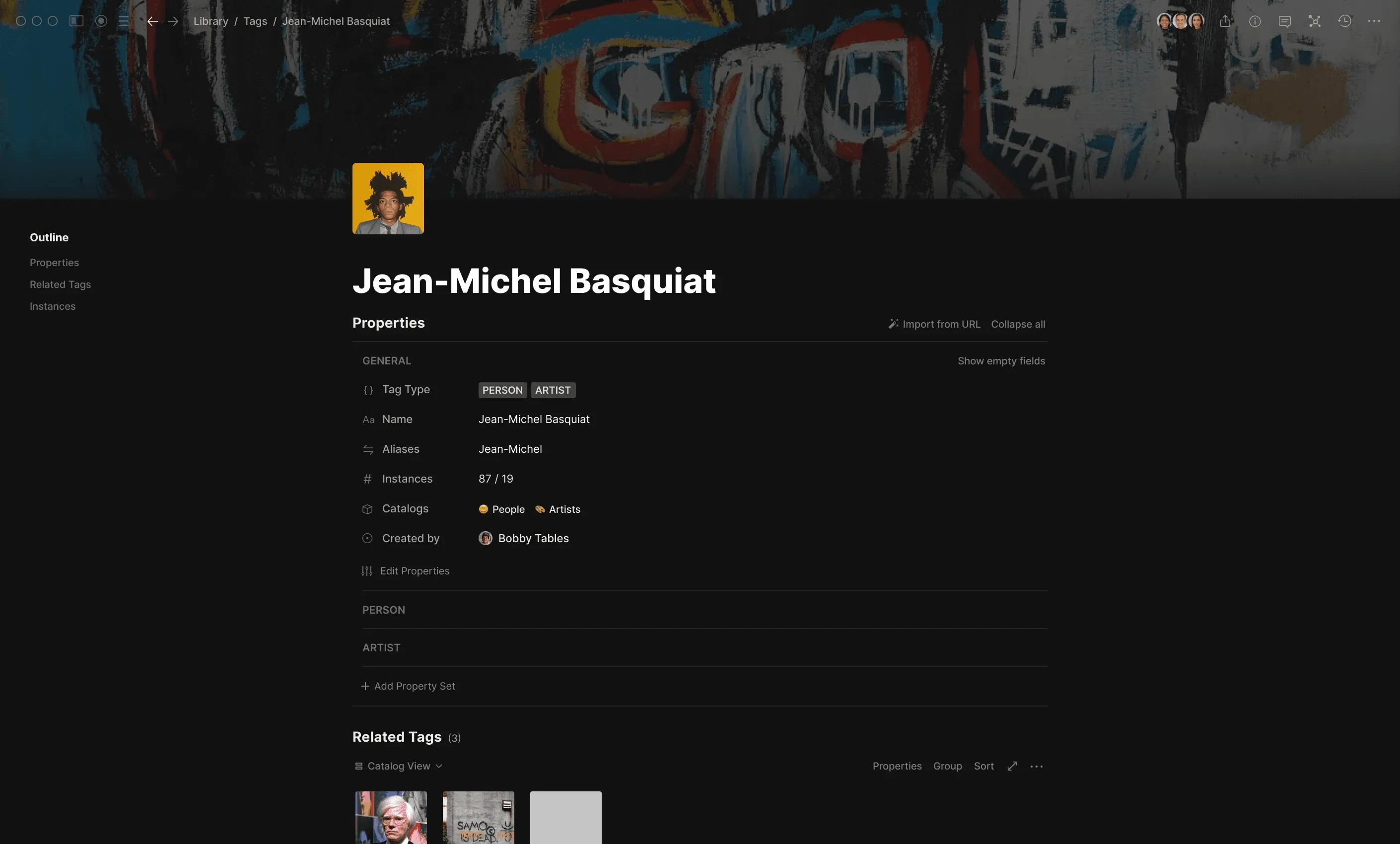 Hyperflow Library screen