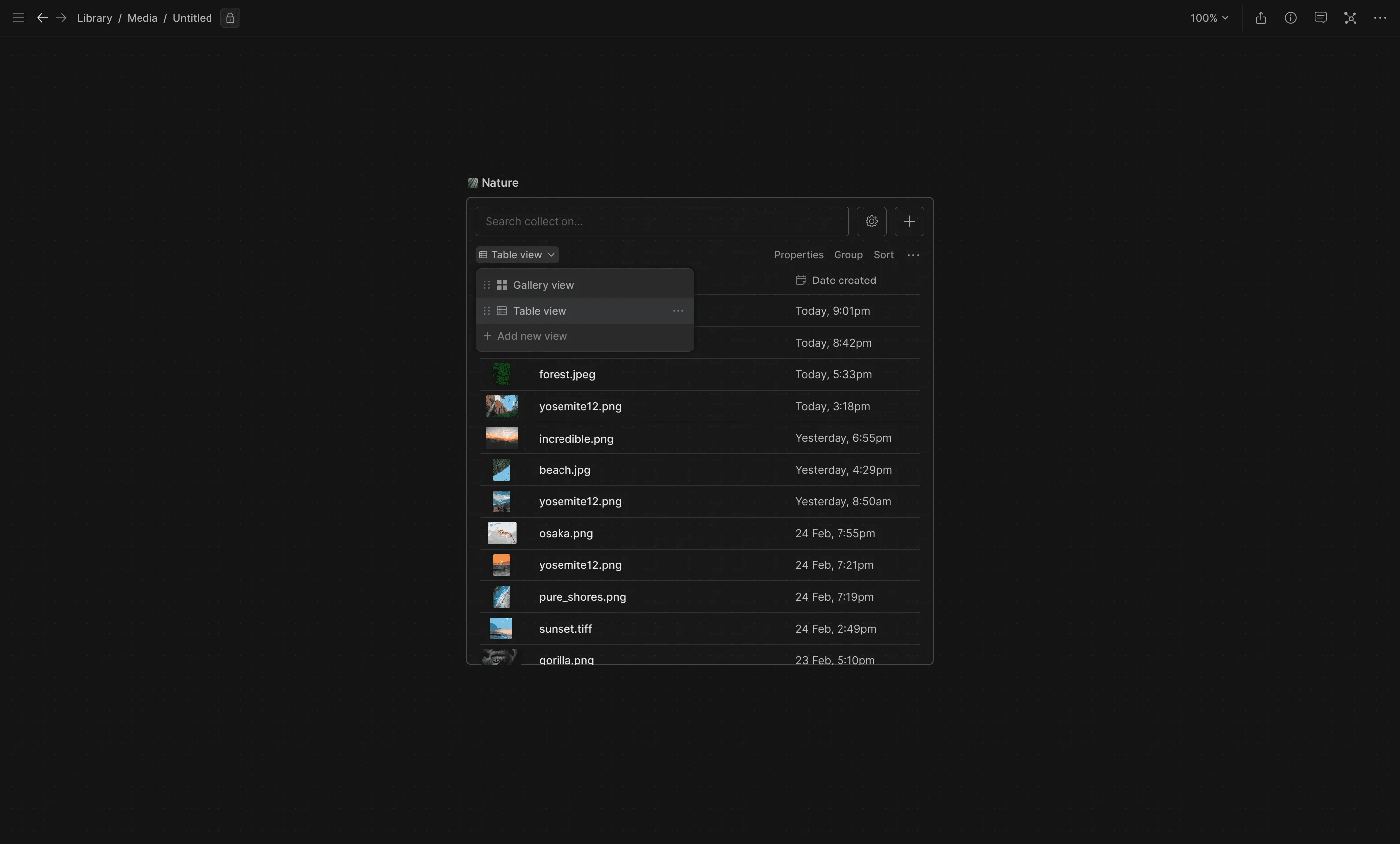 Hyperflow Canvas screen