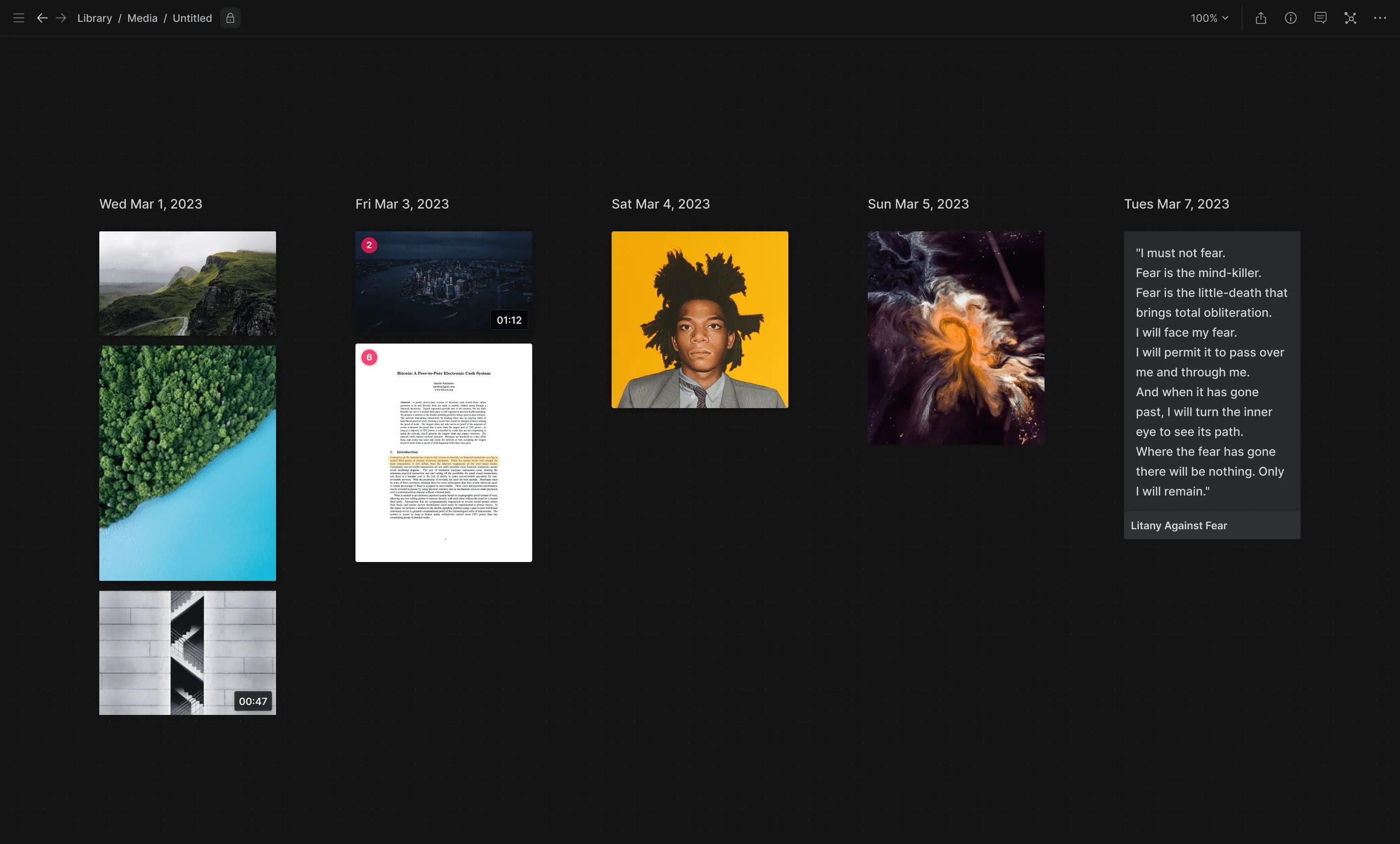 Hyperflow Canvas screen
