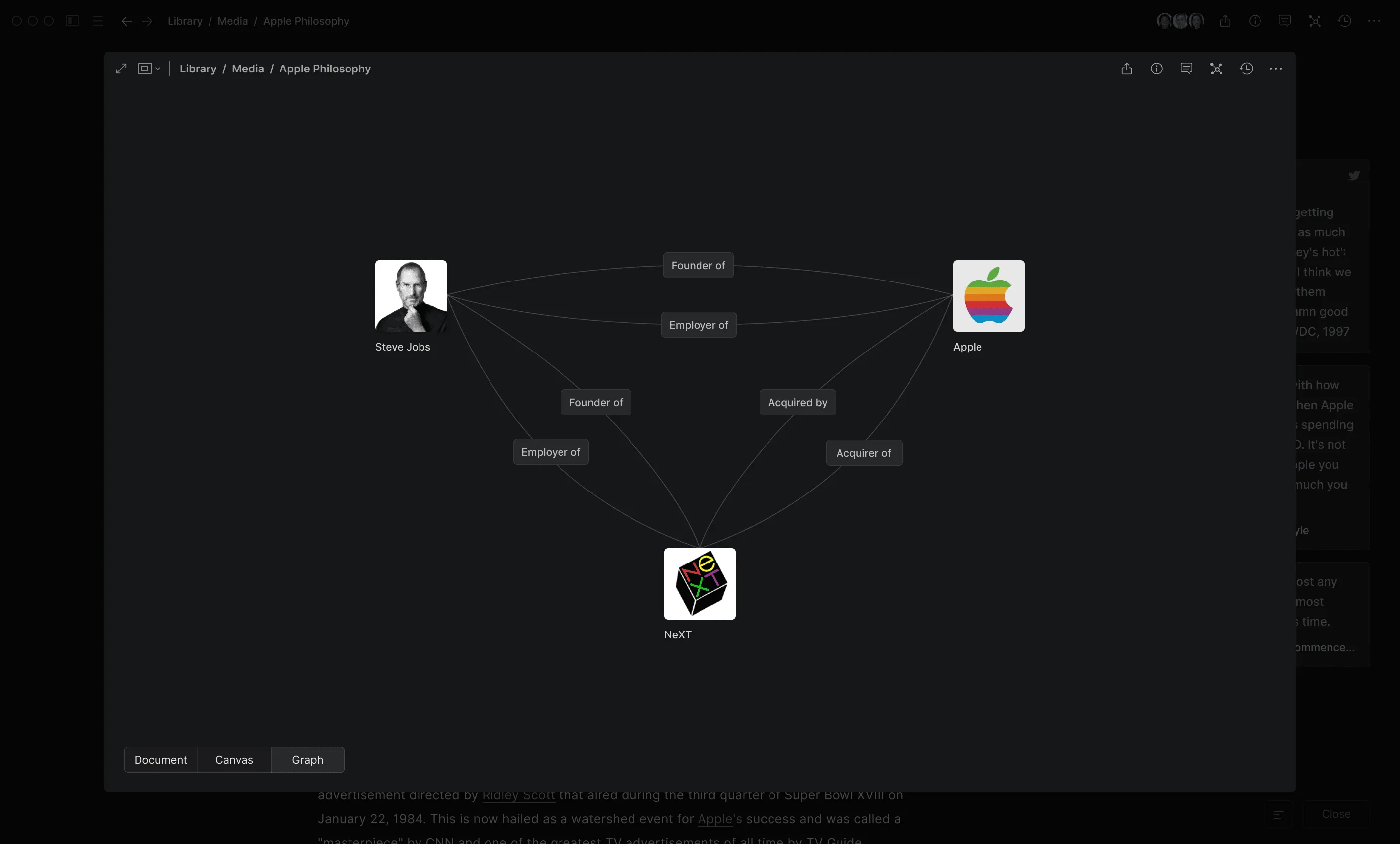 Hyperflow Library screen