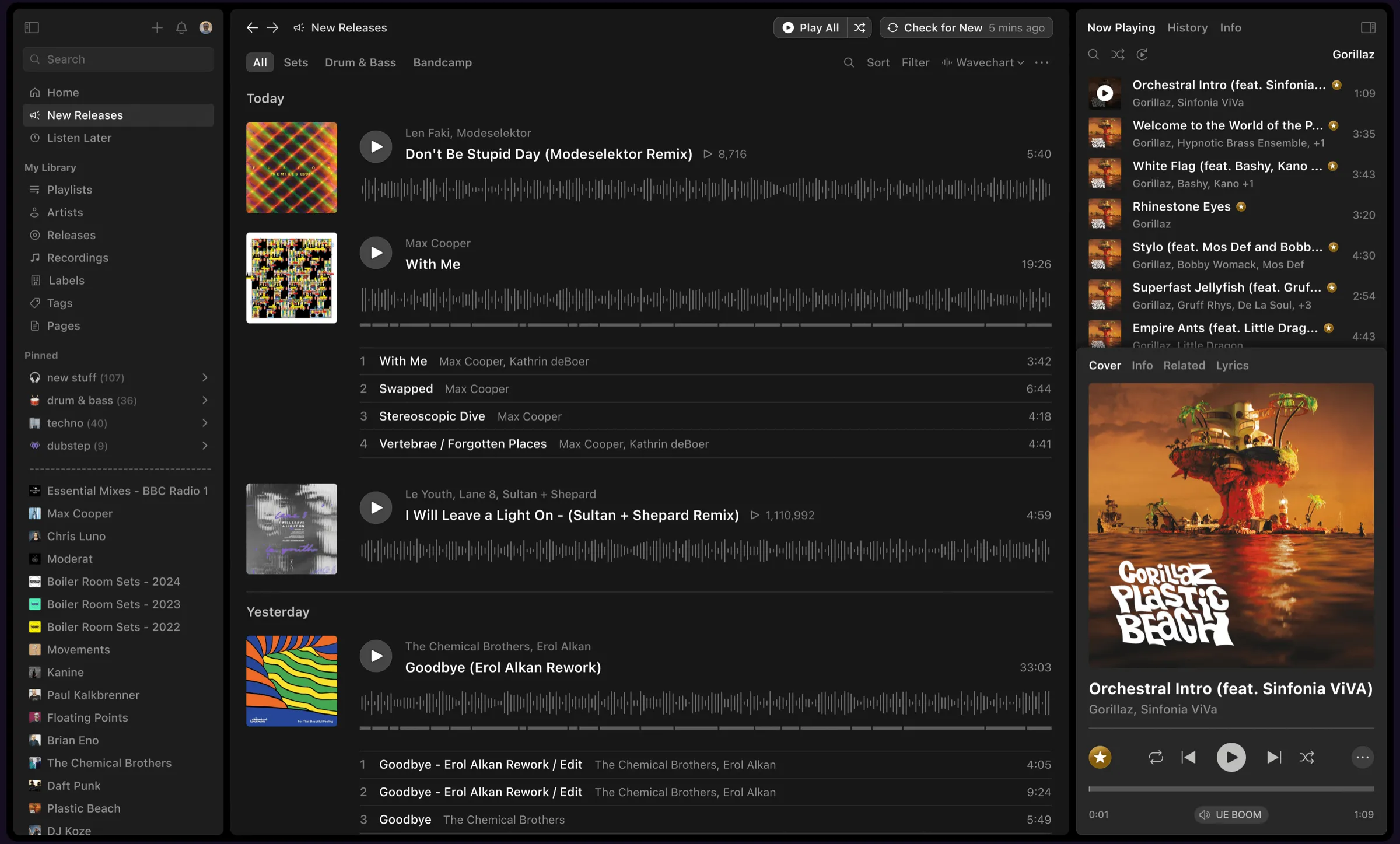 Overtone Desktop screen