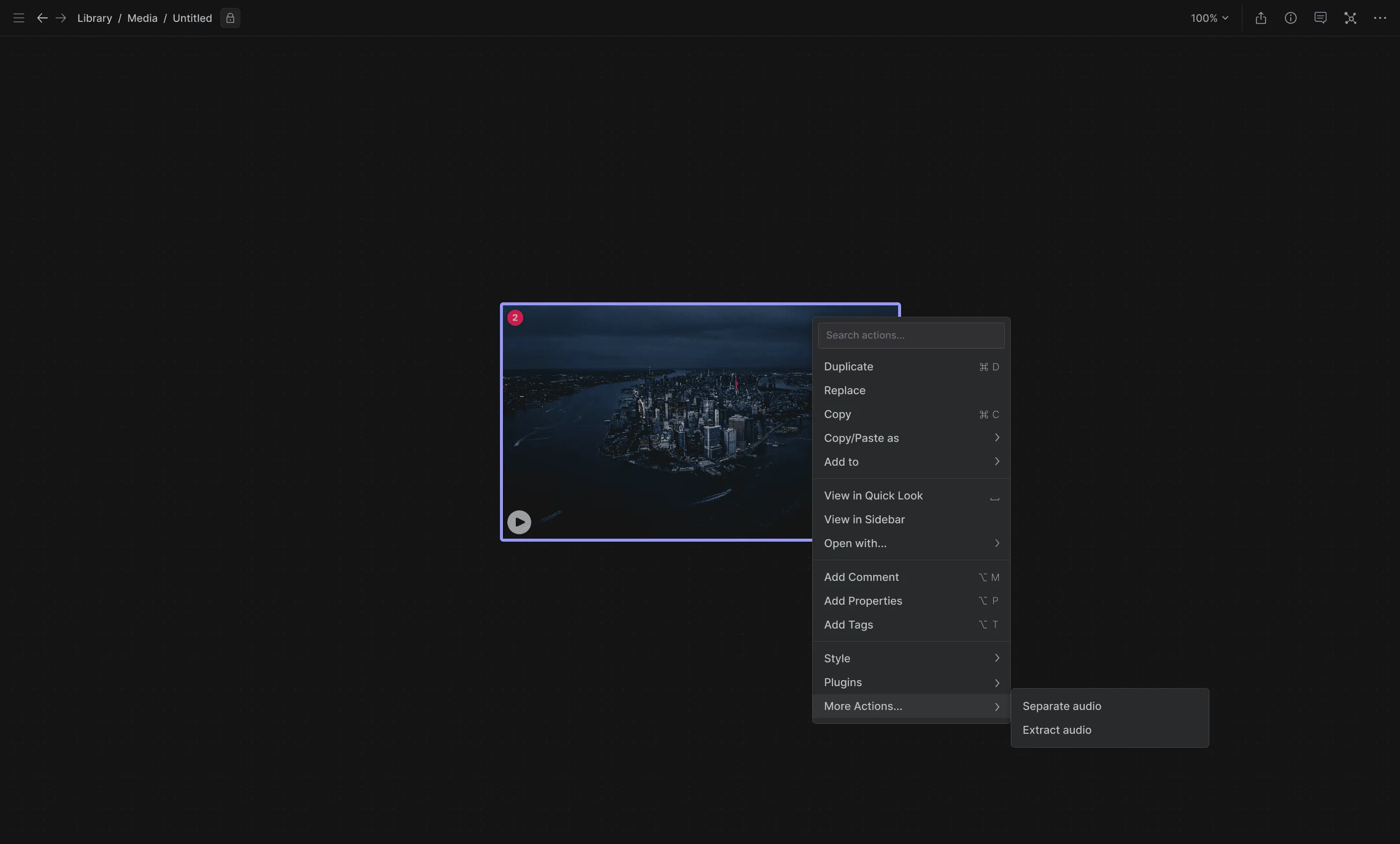 Hyperflow Canvas screen