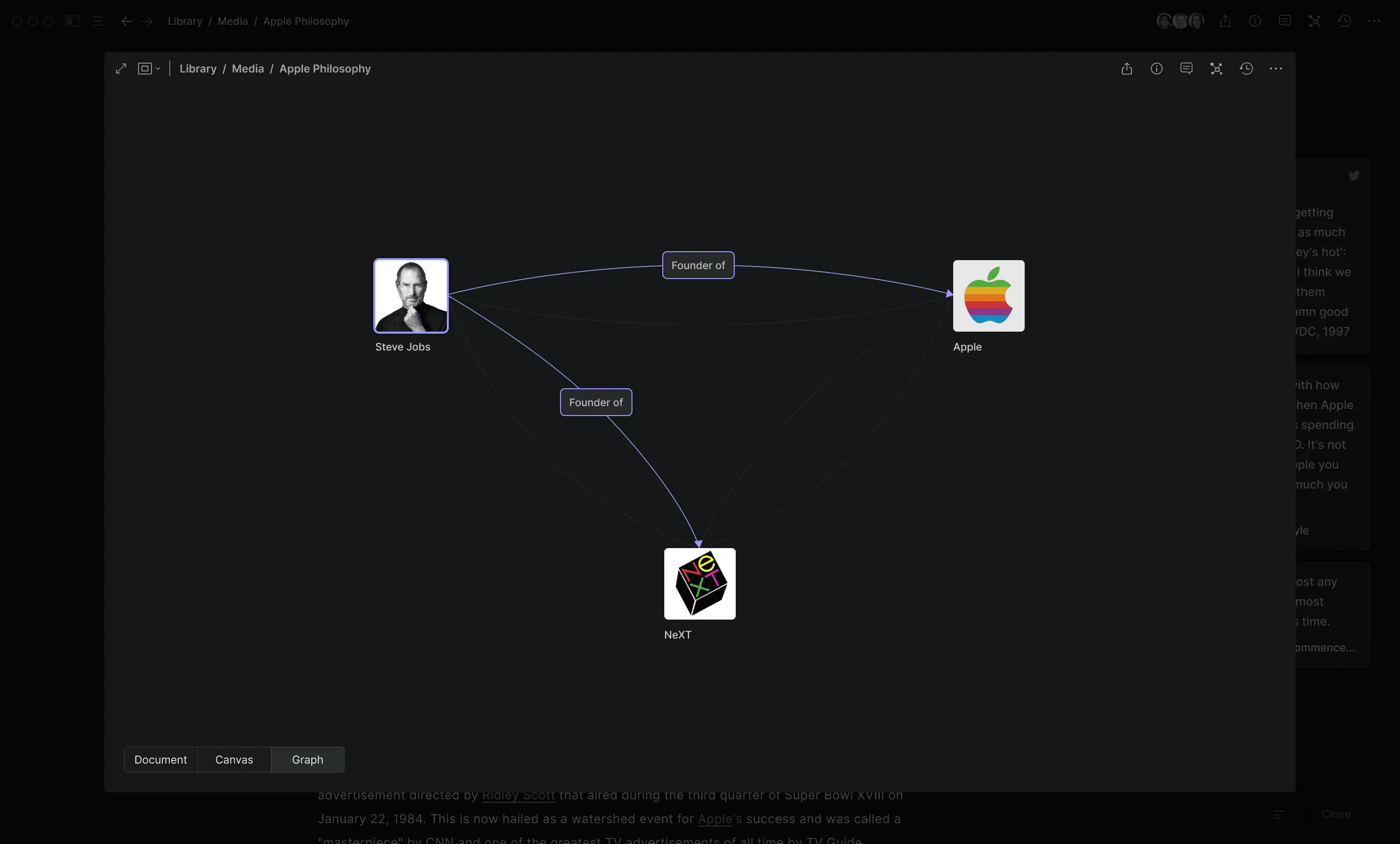 Hyperflow Library screen