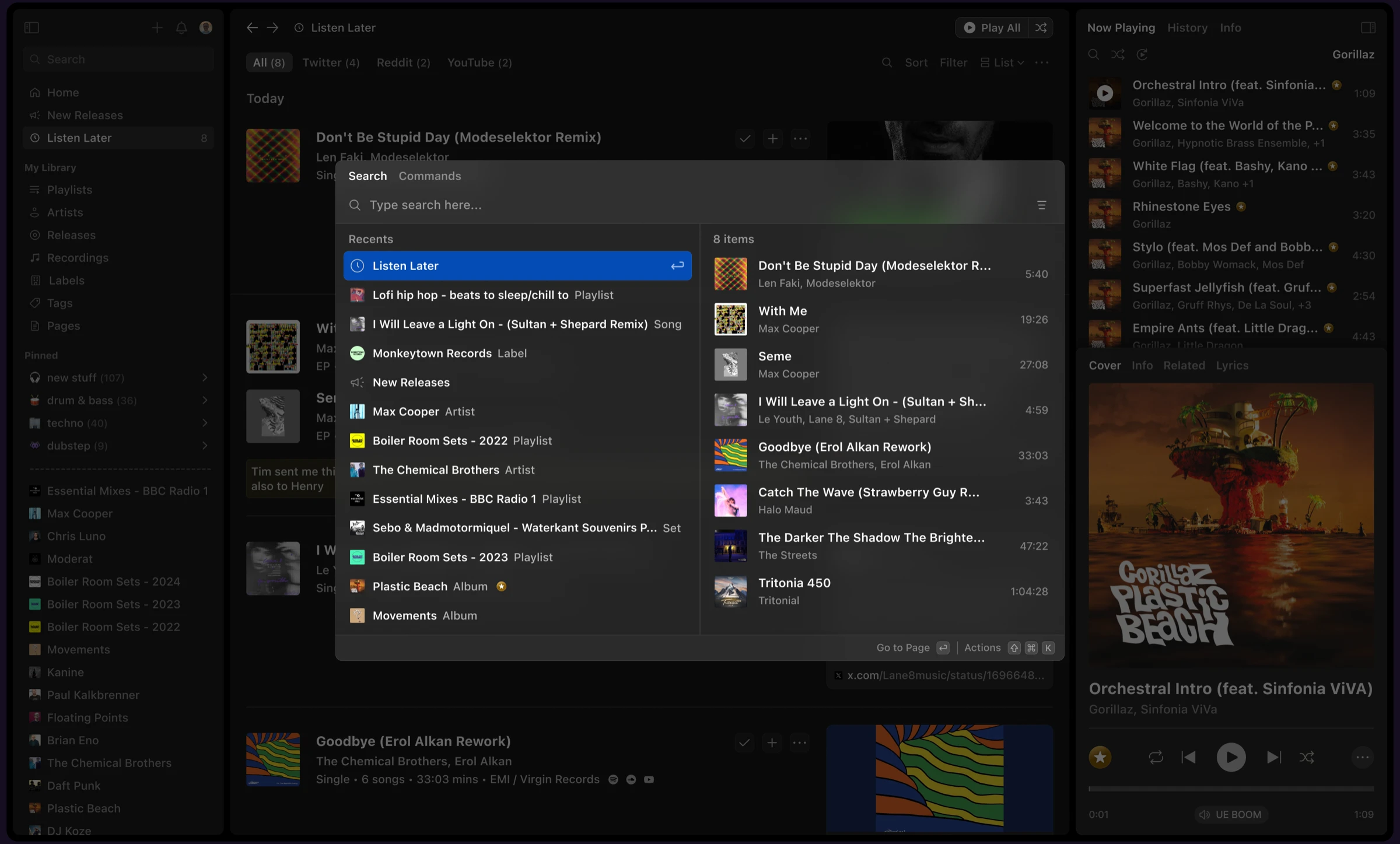Overtone Desktop screen