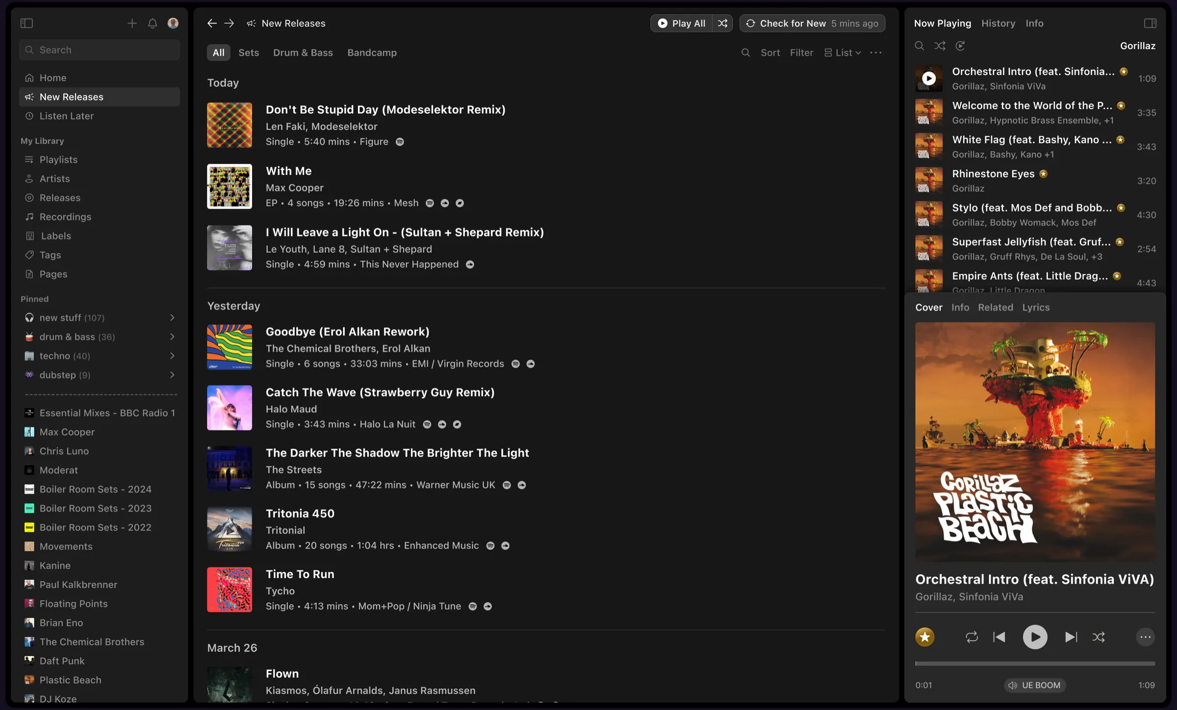 Overtone Desktop screen