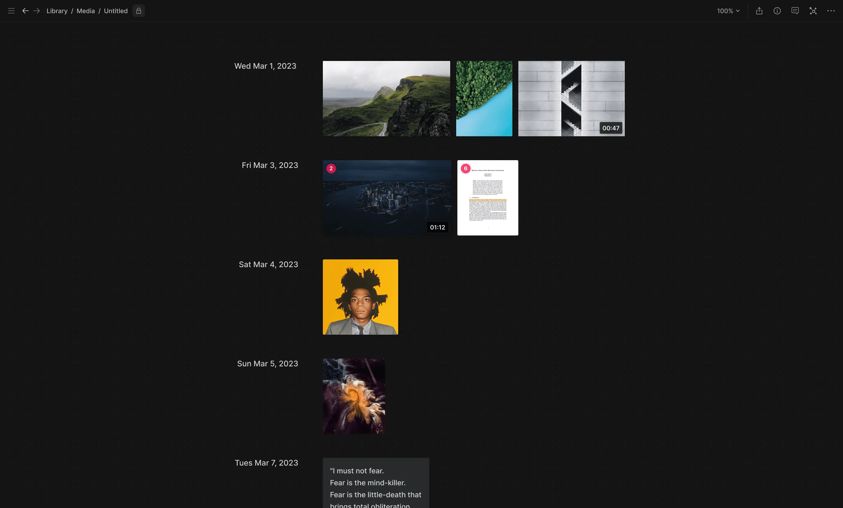 Hyperflow Canvas screen